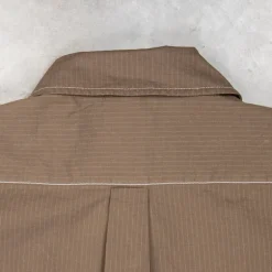 And Wander Dry Rip Shirt Jacket Khaki