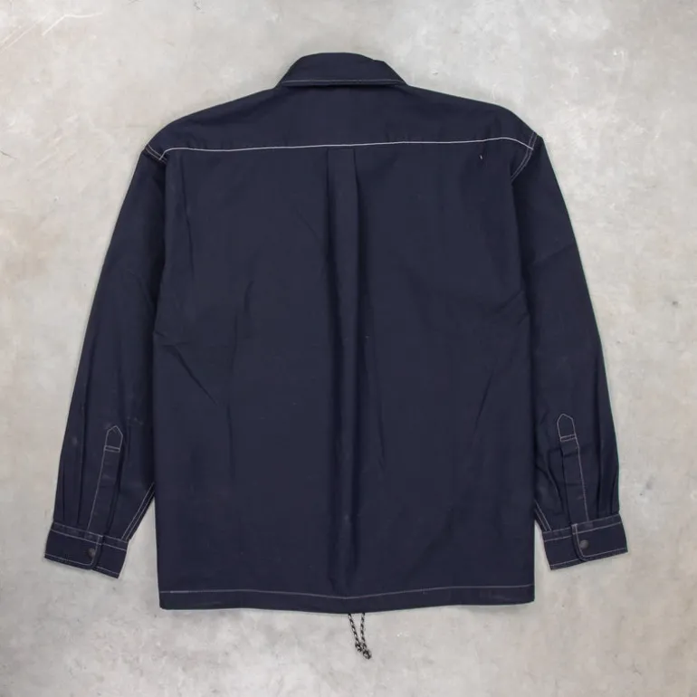 And Wander Dry Rip Shirt Jacket Navy