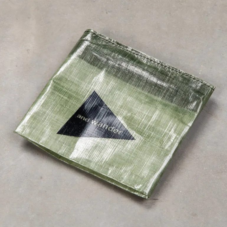 And Wander Dyneema Wallet Green