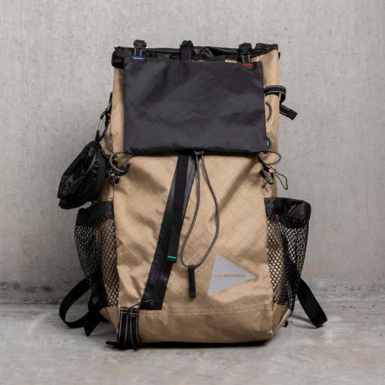 And Wander ECOPAK 30L Backpack Beige