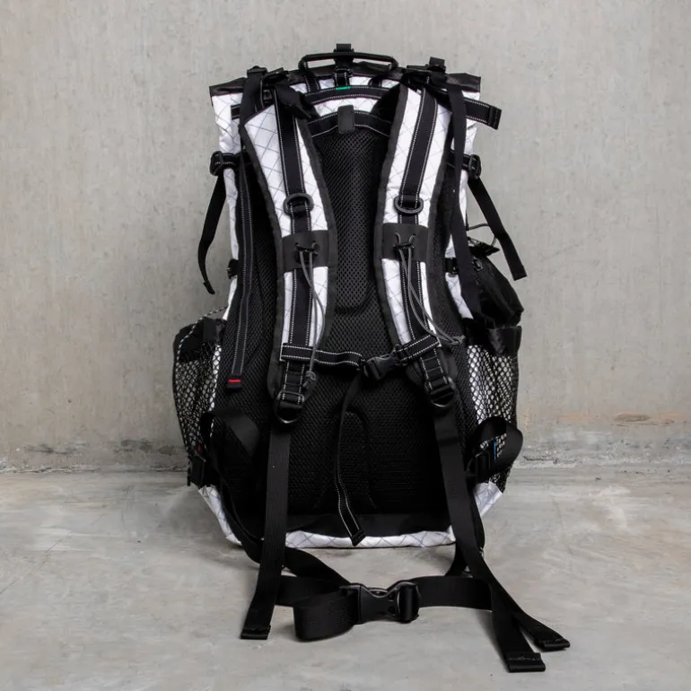 And Wander ECOPAK 30L Backpack Off White