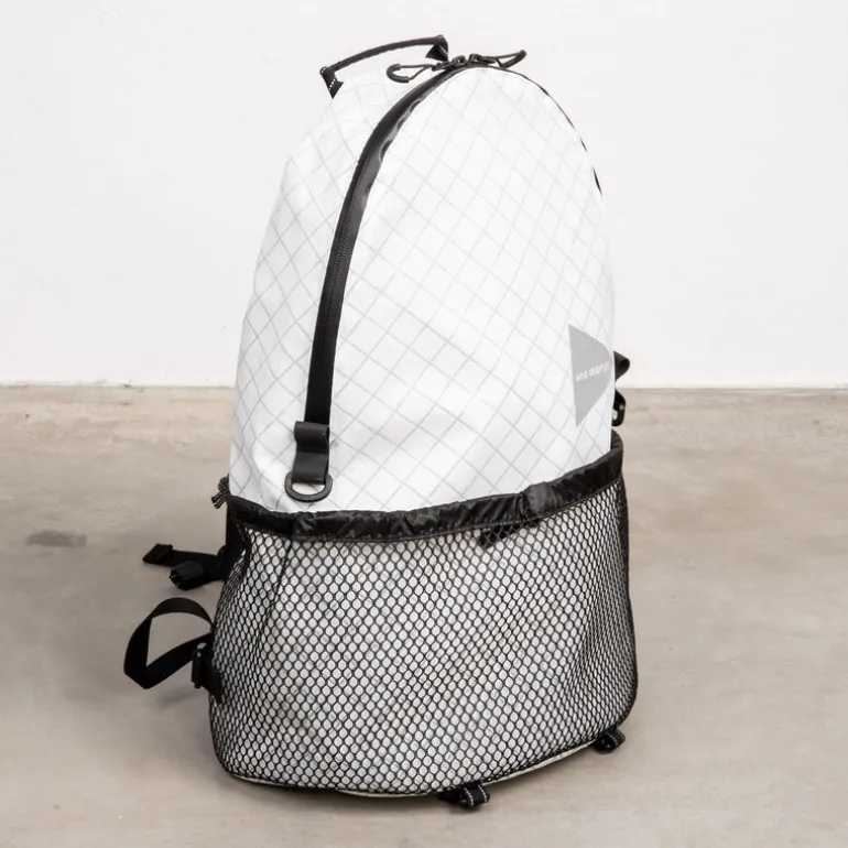 And Wander ECOPAK 20L Daypack Off White
