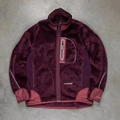 And Wander High Loft Fleece Jacket Purple