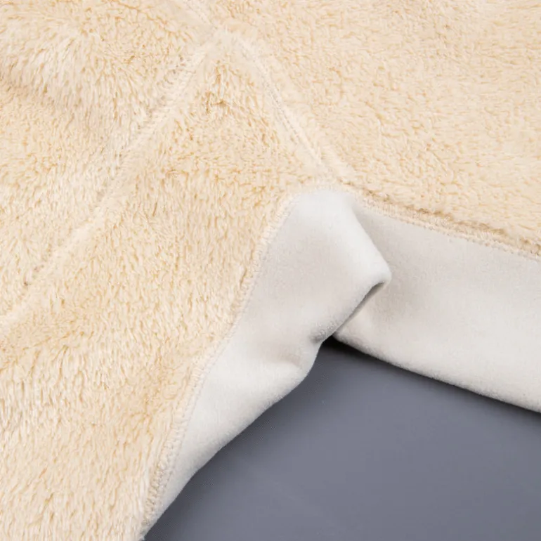 And Wander High Loft Fleece Jacket Off White