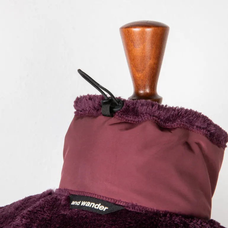 And Wander High Loft Fleece Jacket Purple