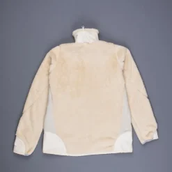 And Wander High Loft Fleece Jacket Off White