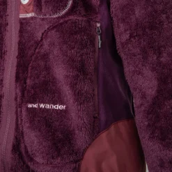 And Wander High Loft Fleece Jacket Purple
