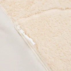 And Wander High Loft Fleece Jacket Off White