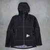 And Wander 3L UL Rain Jacket Black
