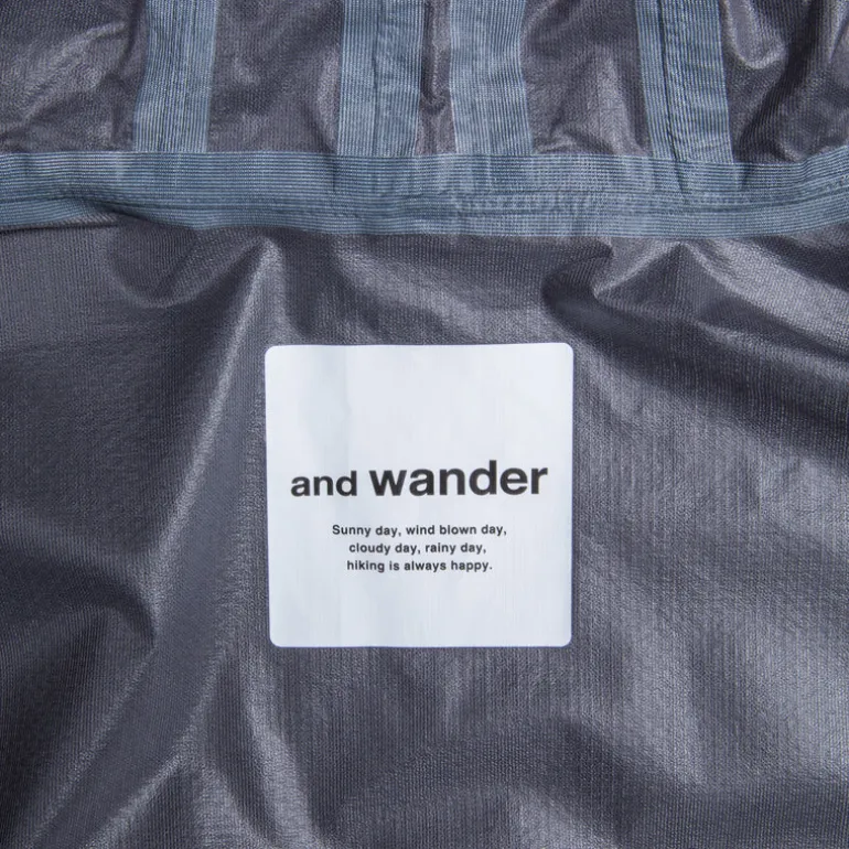 And Wander 3L UL Rain Jacket Black
