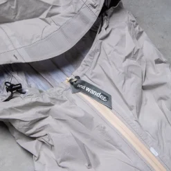 And Wander 3L UL Rain Jacket Light Gray