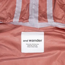 And Wander 3L UL Rain Jacket Red