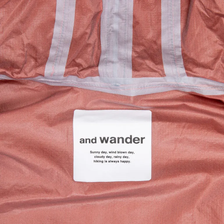And Wander 3L UL Rain Jacket Red