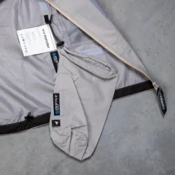 And Wander 3L UL Rain Jacket Light Gray