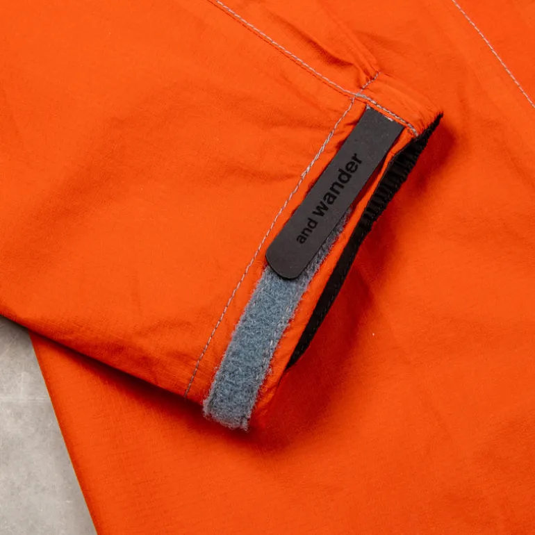 And Wander 3L UL Rain Jacket Red