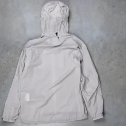 And Wander 3L UL Rain Jacket Light Gray