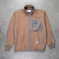 And Wander Light Fleece Jacket Beige