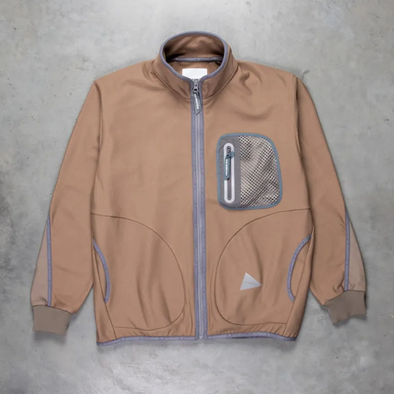 And Wander Light Fleece Jacket Beige