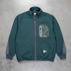 And Wander Light Fleece Jacket Green