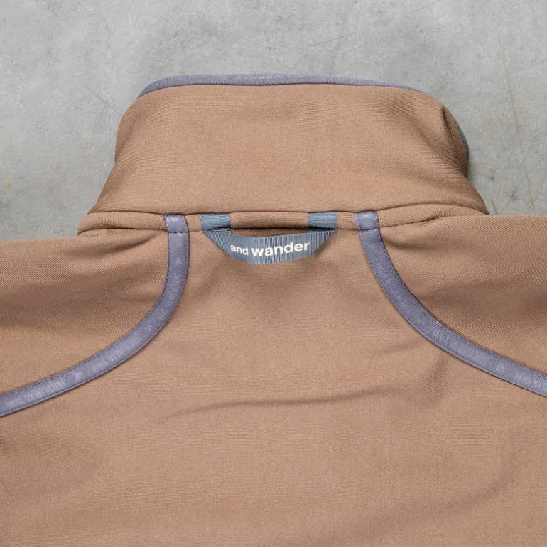 And Wander Light Fleece Jacket Beige