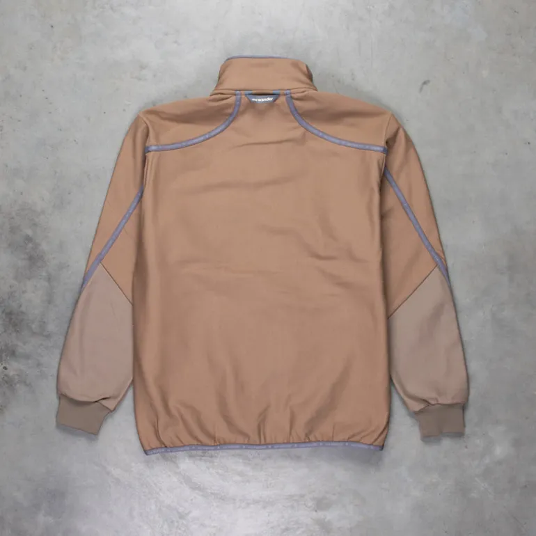 And Wander Light Fleece Jacket Beige