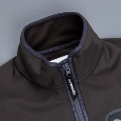 And Wander light fleece jacket charcoal