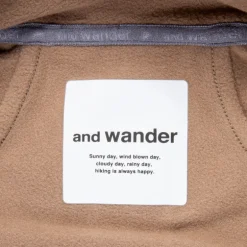 And Wander Light Fleece Jacket Beige