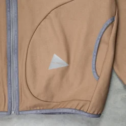 And Wander Light Fleece Jacket Beige