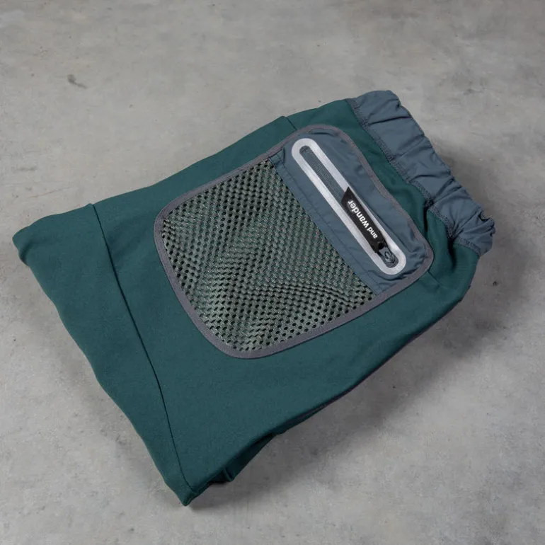 And Wander Light Fleece Pants Green