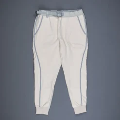 And Wander light fleece pants off white
