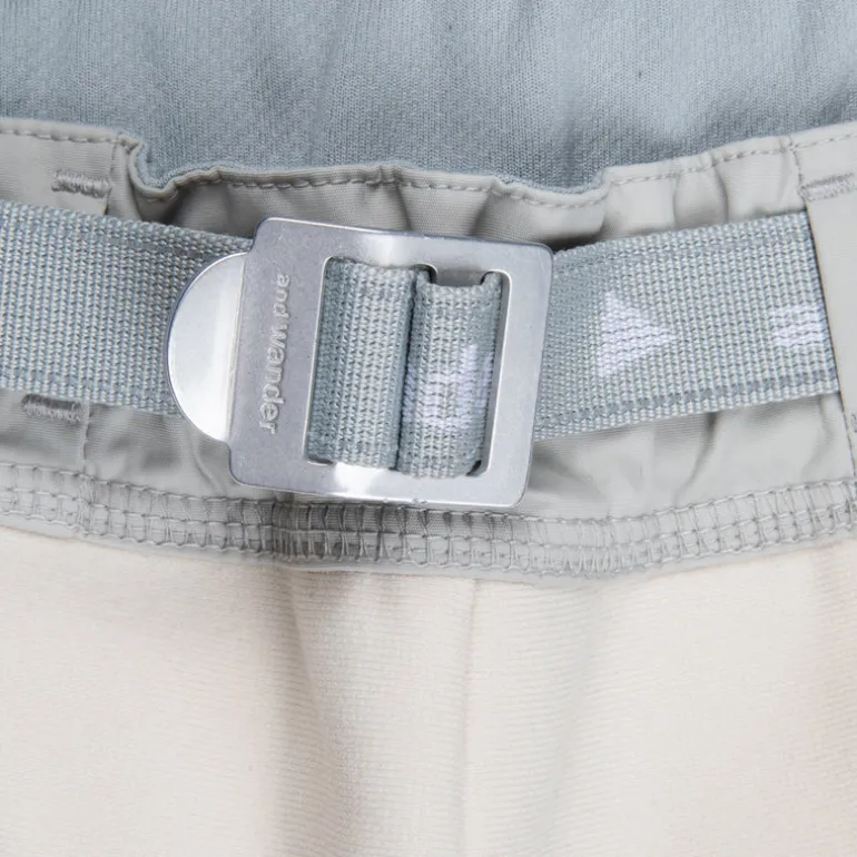 And Wander light fleece pants off white