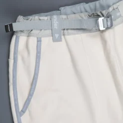 And Wander light fleece pants off white