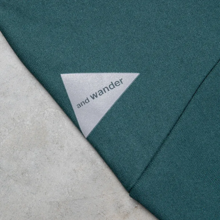 And Wander Light Fleece Pants Green