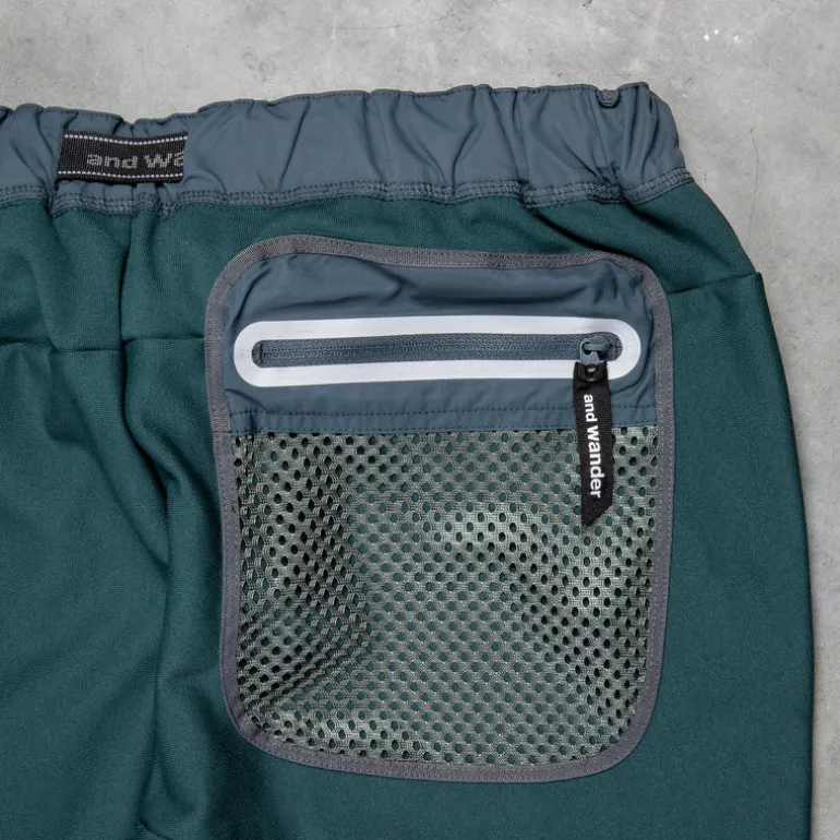 And Wander Light Fleece Pants Green