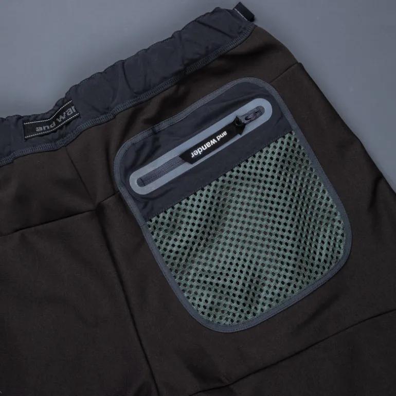 And Wander light fleece pants charcoal