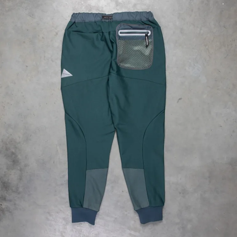 And Wander Light Fleece Pants Green