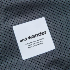 And Wander light fleece pants charcoal