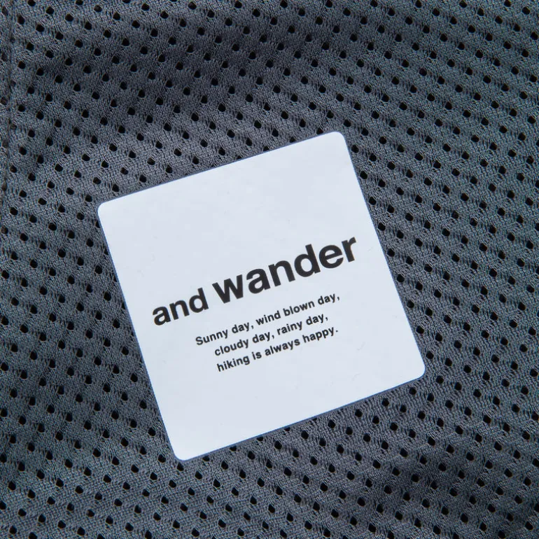 And Wander light fleece pants charcoal