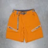 And Wander Light Hike Shorts Orange