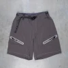 And Wander Light Hike Shorts Charcoal