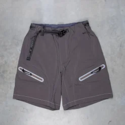 And Wander Light Hike Shorts Charcoal