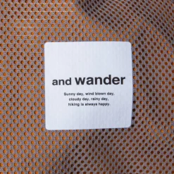 And Wander Light Hike Shorts Orange