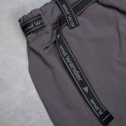And Wander Light Hike Shorts Charcoal