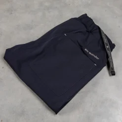 And Wander Light W Cloth Pants Navy