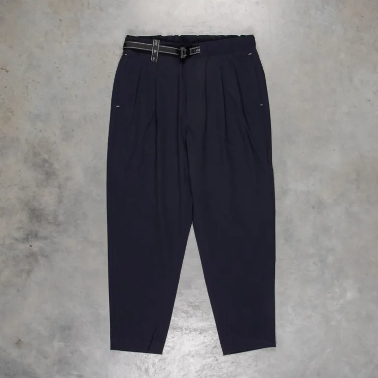 And Wander Light W Cloth Pants Navy