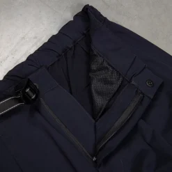 And Wander Light W Cloth Pants Navy