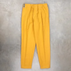And Wander Linen Drawstring Pants Yellow