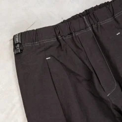 And Wander Linen Drawstring Pants Black
