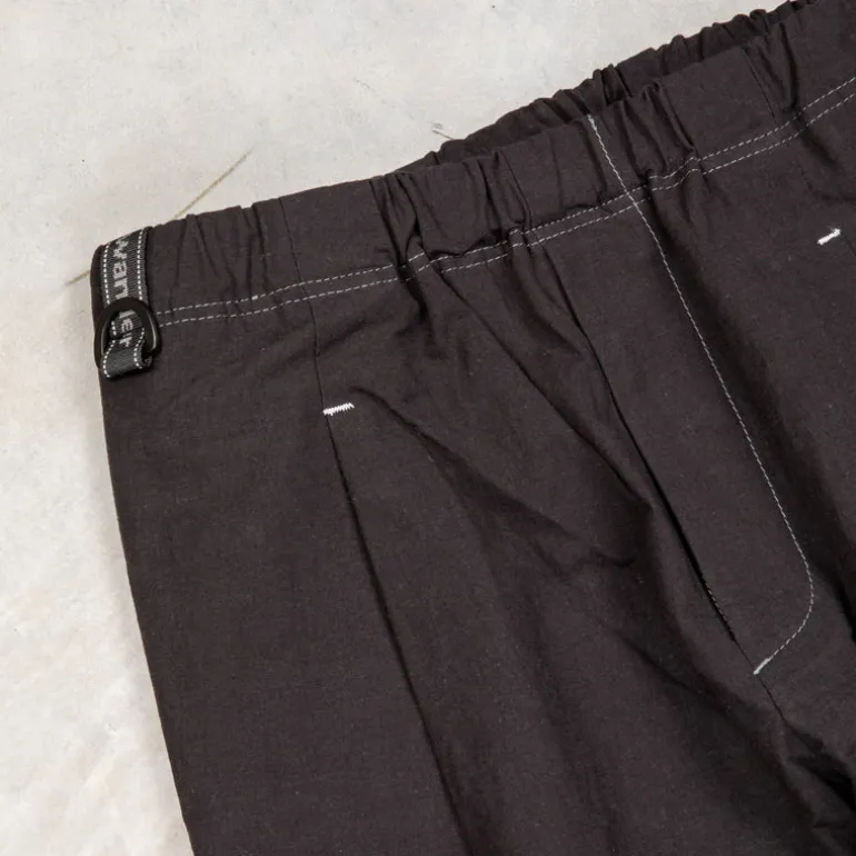And Wander Linen Drawstring Pants Black