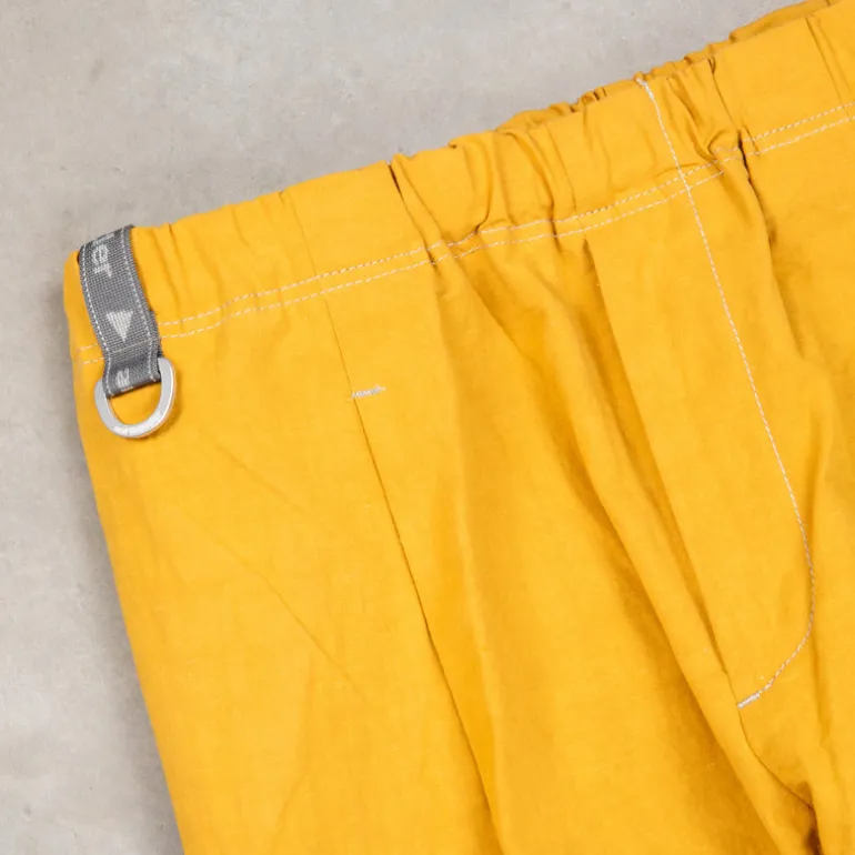 And Wander Linen Drawstring Pants Yellow
